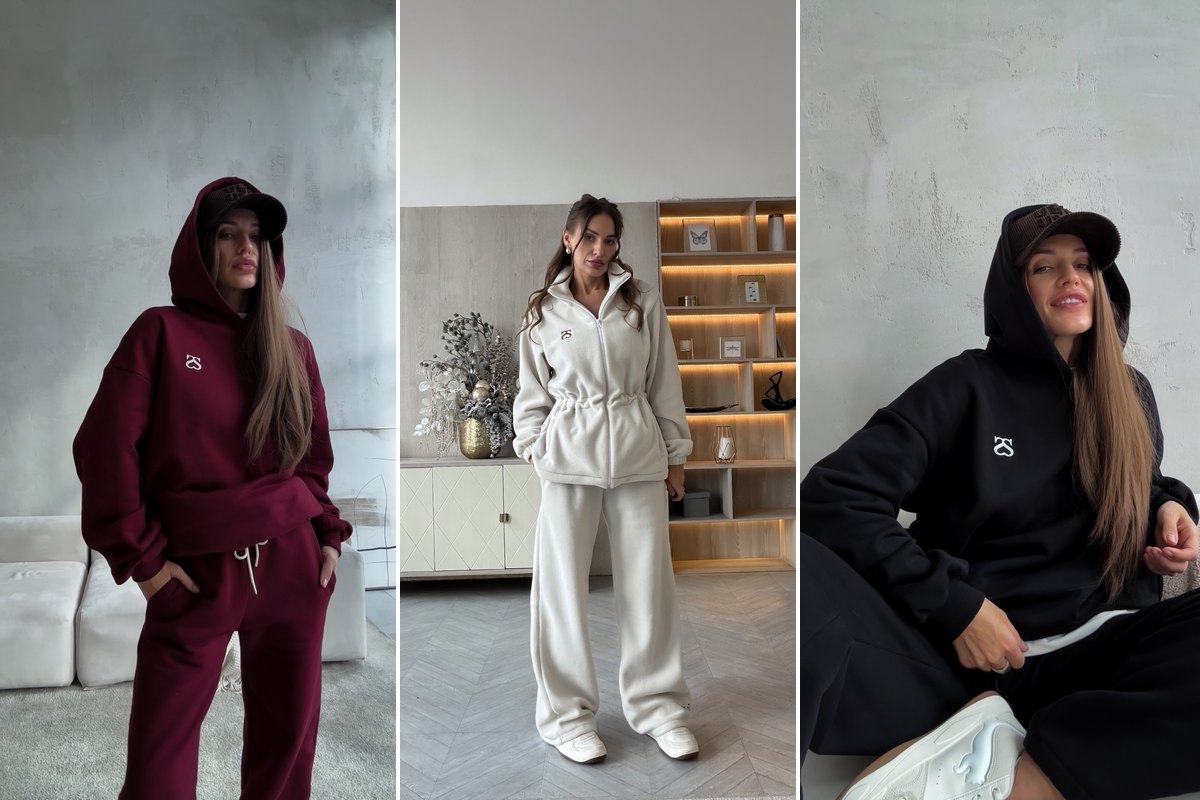 Тёплые костюмы на зиму: утеплённый BURGUNDY, флисовый КАРЕЛИЯ и утеплённый BLACK